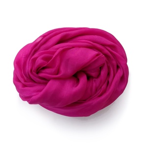 ciklámen selyemsál, Ruha & Divat, Sál, Sapka, Kendő, Sál, Selyemfestés, MESKA