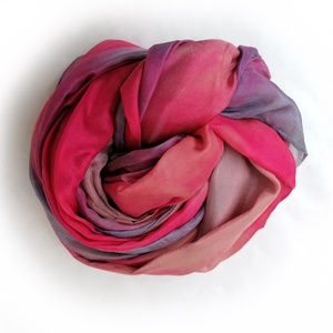 szeder és áfonya selyemsál STÓLA méretben - ruha & divat - sál, sapka, kendő - sál - Meska.hu