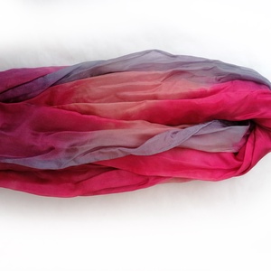 szeder és áfonya selyemsál STÓLA méretben - ruha & divat - sál, sapka, kendő - sál - Meska.hu