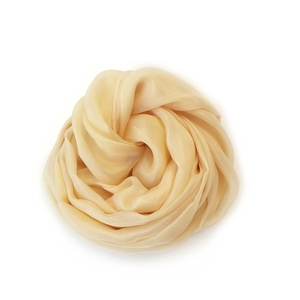 vanília  selyemsál , Ruha & Divat, Sál, Sapka, Kendő, Sál, Selyemfestés, MESKA