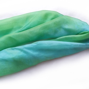 zöld tenger selyemsál - ruha & divat - sál, sapka, kendő - sál - Meska.hu