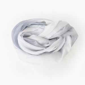 fehér füst selyemsál - Meska.hu