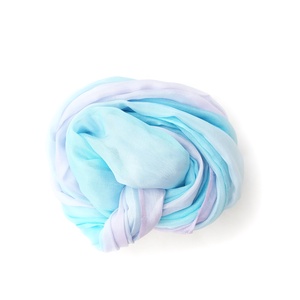 türkizes-lilás  selyemsál  - Meska.hu