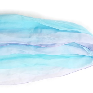 türkizes-lilás  selyemsál  - ruha & divat - sál, sapka, kendő - sál - Meska.hu