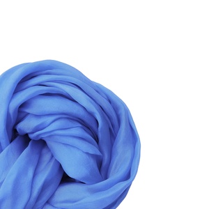 kobalt kék selyemsál STÓLA méretben, Ruha & Divat, Sál, Sapka, Kendő, Sál, Festett tárgyak, MESKA