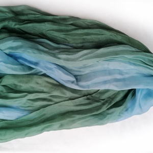 föld és ég selyemsál STÓLA méretben - ruha & divat - sál, sapka, kendő - sál - Meska.hu