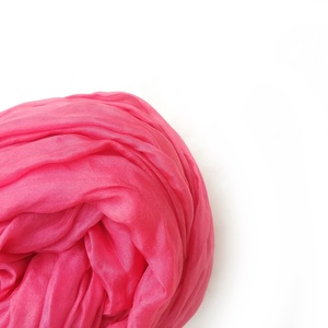 fukszia selyemsál STÓLA méretben, Ruha & Divat, Sál, Sapka, Kendő, Sál, Festett tárgyak, MESKA