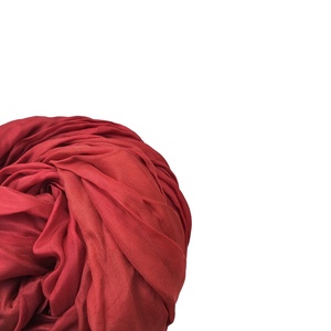 korallvörös selyemsál STÓLA méretben, Ruha & Divat, Sál, Sapka, Kendő, Sál, Festett tárgyak, MESKA