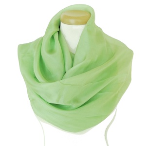 pasztell zöld selyemkendő 90x90, Ruha & Divat, Sál, Sapka, Kendő, Kendő, Selyemfestés, MESKA