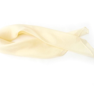 krém kis selyemkendő 55x55cm, Ruha & Divat, Sál, Sapka, Kendő, Kendő, Selyemfestés, MESKA