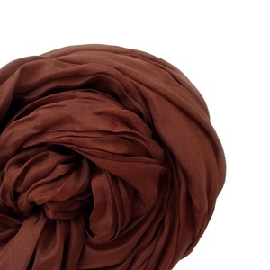 rozsdabarna selyemsál STÓLA méretben, Ruha & Divat, Sál, Sapka, Kendő, Sál, Festett tárgyak, MESKA