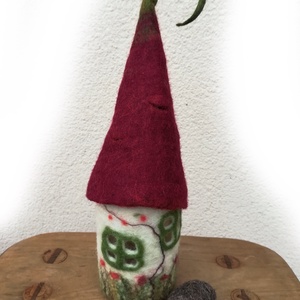 iciri-piciri házacska nemezelt házikó hangulatlámpa -  - Meska.hu