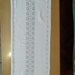 Tulipán mintás asztali futó - otthon & életmód - lakástextil - Meska.hu