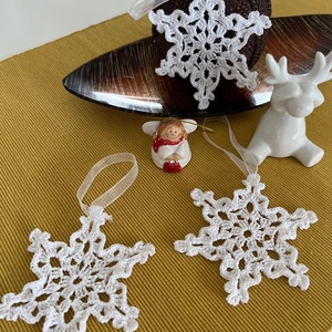 Horgolt karácsonyi csillag - Meska.hu