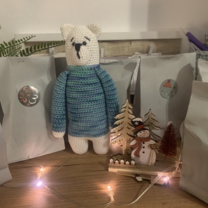 Balu, a horgolt jegesmedve, Játék & Sport, Plüssállat & Játékfigura, Maci, , MESKA