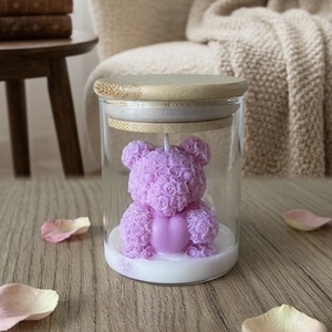 Kókusz-vanília illatú üveg gyertya , Otthon & Életmód, Gyertya, illat, aroma, Gyertya, , MESKA