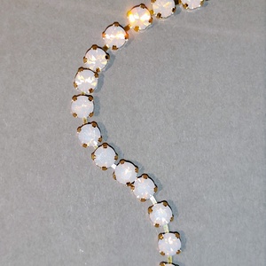 Rose opal kristály karkötő  - ékszer - karkötő - karperec - Meska.hu