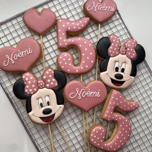 Minnie témájú tortadísz - Meska.hu
