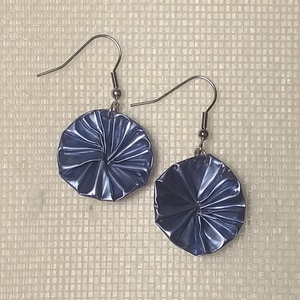 Nespresso kávékapszula fülbevaló kék kapszulából, Ékszer, Fülbevaló, Lógó fülbevaló, Újrahasznosított alapanyagból készült termékek, MESKA