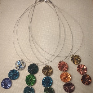 Nespresso kávékapszula nyaklánc  - ékszer - nyaklánc - statement nyaklánc - Meska.hu