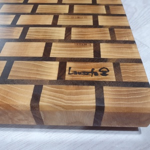 Téglamintás bütüs vágódeszka - otthon & életmód - konyhafelszerelés, tálalás - sütés, főzés - vágódeszka - Meska.hu