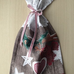 Karácsonyi ajándékzsák, Karácsony, Karácsonyi ajándékozás, Karácsonyi ajándékcsomagolás, Varrás, MESKA