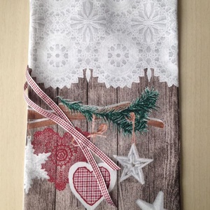 Karácsonyi ajándékzsák - karácsony - karácsonyi ajándékozás - karácsonyi ajándékcsomagolás - Meska.hu