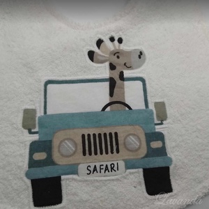 Előke-Safari - ruha & divat - babaruha & gyerekruha - előke & nyálkendő - Meska.hu