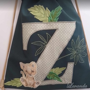 Z Monogrammos  gyerekhátizsák, tornazsák - táska & tok - hátizsák - tornazsák, gymbag - Meska.hu