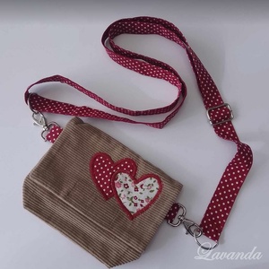 Minitáska kordbársonyból - táska & tok - hátizsák - tornazsák, gymbag - Meska.hu