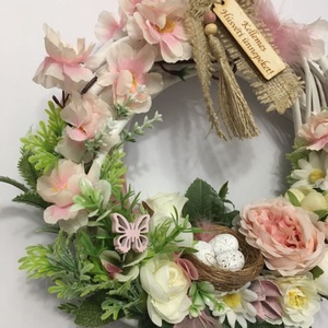 Húsvéti koszorú, ajtódísz - otthon & életmód - dekoráció - ajtó- és ablak dekoráció - ajtódísz & kopogtató - Meska.hu