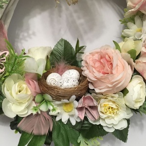 Húsvéti koszorú, ajtódísz - otthon & életmód - dekoráció - ajtó- és ablak dekoráció - ajtódísz & kopogtató - Meska.hu