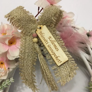 Húsvéti koszorú, ajtódísz - otthon & életmód - dekoráció - ajtó- és ablak dekoráció - ajtódísz & kopogtató - Meska.hu