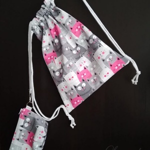 Cicás gyermekhátizsák, tornazsák - táska & tok - hátizsák - tornazsák, gymbag - Meska.hu