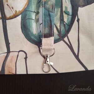 Szatyor, táska-Színes, pénzvirág (holdviola) mintás - táska & tok - bevásárlás & shopper táska - shopper, textiltáska, szatyor - Meska.hu