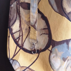 Szatyor, táska-Színes, pénzvirág (holdviola) mintás - táska & tok - bevásárlás & shopper táska - shopper, textiltáska, szatyor - Meska.hu