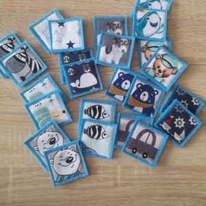 Memóriakártyák egyénileg válogatva-12 pár - játék & sport - készségfejlesztő és logikai játék - memória játékok - Meska.hu