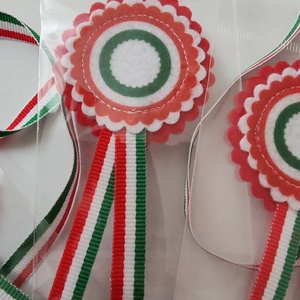 Filc kokárda - ékszer - kitűző és bross - Meska.hu