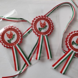 Filc kokárda - madárkás - Meska.hu