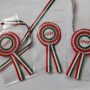 Filc kokárda - 1848  - ékszer - kitűző és bross - Meska.hu