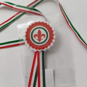 Filc kokárda - cserkészliliom - Meska.hu