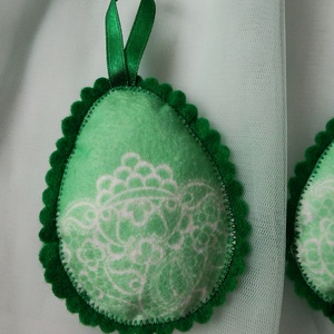 Filc tojások - otthon & életmód - dekoráció - dísztárgy - Meska.hu