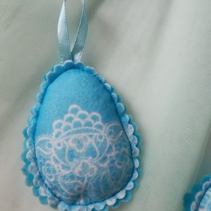 Filc tojások - otthon & életmód - dekoráció - dísztárgy - Meska.hu