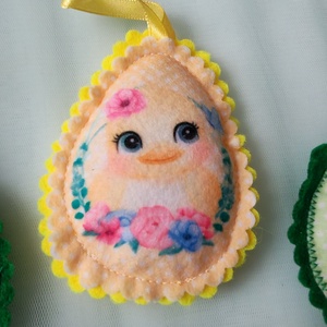 Filc tojások, Otthon & Életmód, Dekoráció, Dísztárgy, Varrás, MESKA