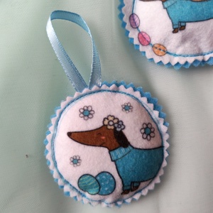 Filc húsvéti dísz - otthon & életmód - dekoráció - dísztárgy - Meska.hu