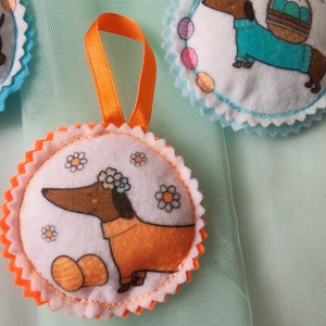 Filc húsvéti dísz - otthon & életmód - dekoráció - dísztárgy - Meska.hu