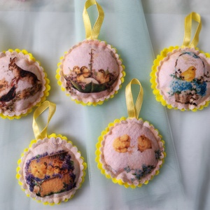 Filc húsvéti dísz, Otthon & Életmód, Dekoráció, Dísztárgy, Varrás, MESKA