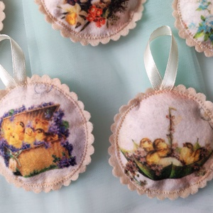 Filc húsvéti dísz - otthon & életmód - dekoráció - dísztárgy - Meska.hu