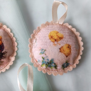 Filc húsvéti dísz - otthon & életmód - dekoráció - dísztárgy - Meska.hu