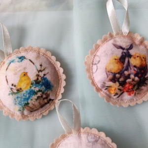 Filc húsvéti dísz - otthon & életmód - dekoráció - dísztárgy - Meska.hu